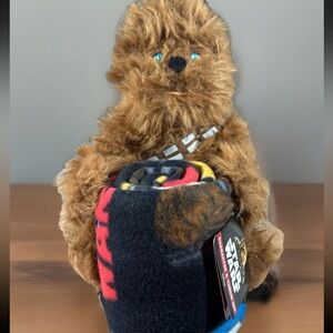STAR WARS Plush Chewbacca & Blanket Gift Set Disney Kids Character & Throw Set